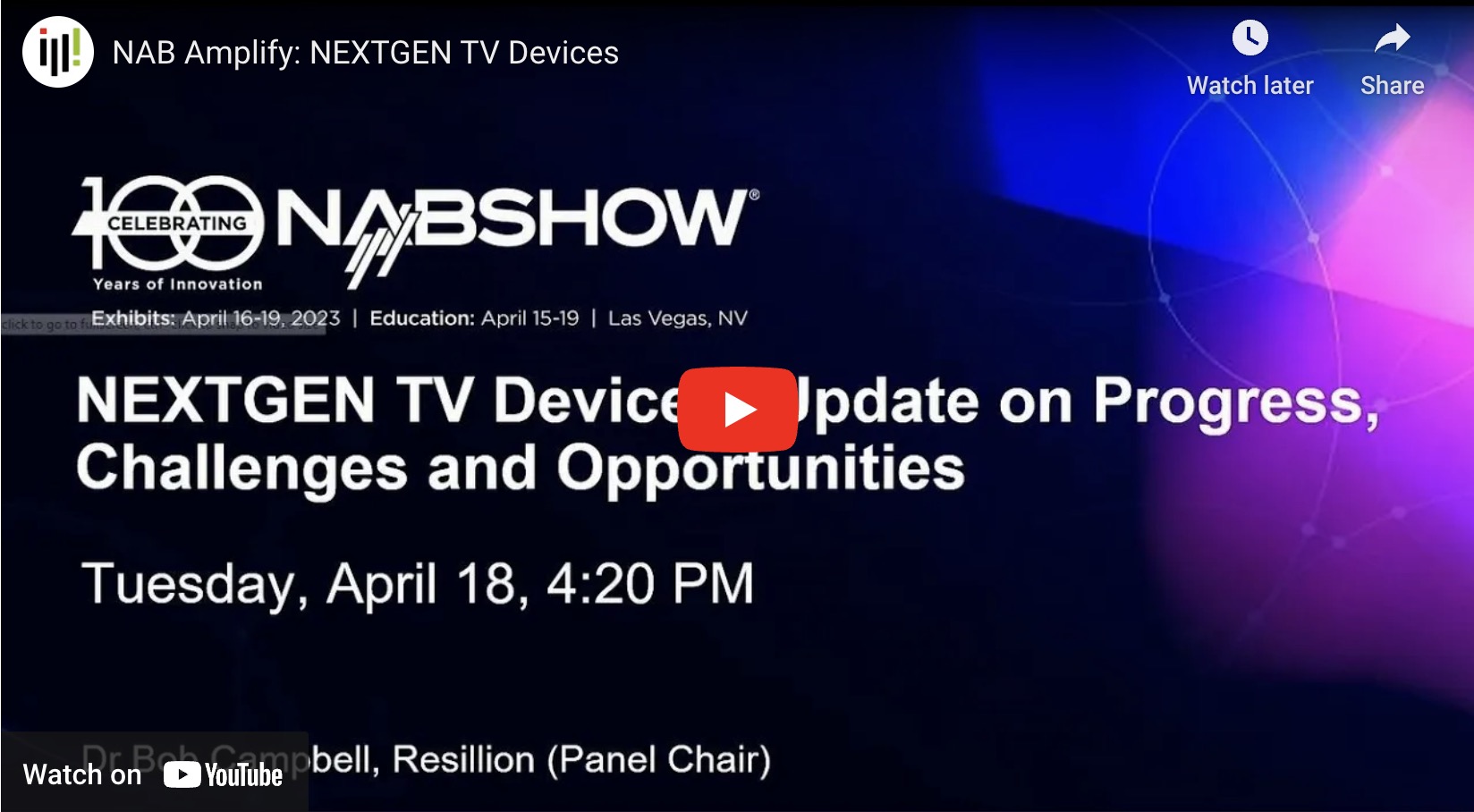 How to Get Your Device NEXTGEN TV-Certified Watch the NAB Panel Discussion to Discover What You Need to Know